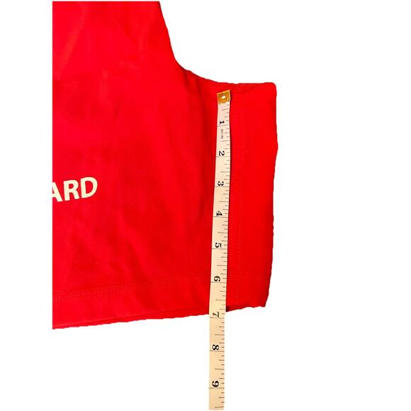 Roxy Lifeguard Board Shorts Size 9 – Red NWT Uniform Swim Trunks - Picture 4 of 6